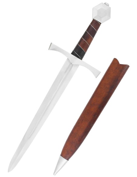 Daga medieval Ivanhoe con vaina (Con filo y sin filo)