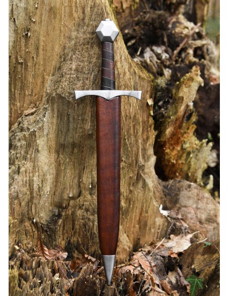 Daga medieval Ivanhoe con vaina (Con filo y sin filo)