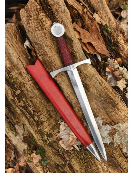 Daga medieval con vaina (Con filo y sin filo)