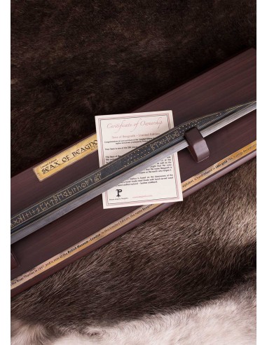El Seax de Beagnoth - Con incrustaciones de oro...