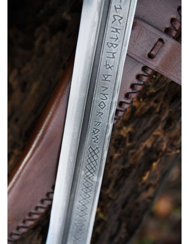 Seax de Beagnoth con funda de cuero