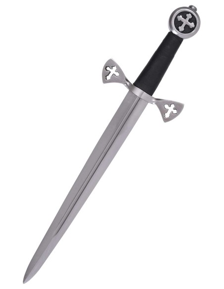 Daga templaria Jacques de Molay, con vaina