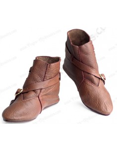 Bota baja, norteña, siglos XIV-XV.