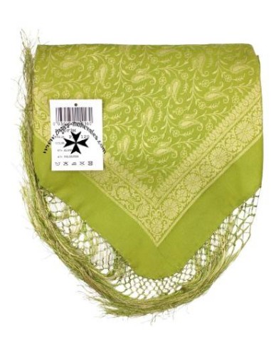 Pañuelo de pico, ref. F3M. (Pistacho)
