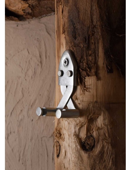 Soporte de pared para espada, acero - Montaje en pared