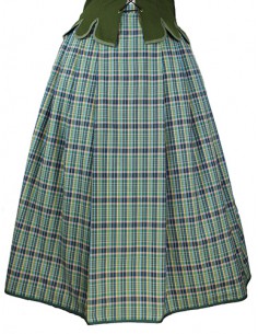 Saya de baile, color: c-1, verde