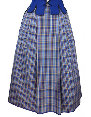Saya de baile, color: c-2, azul.