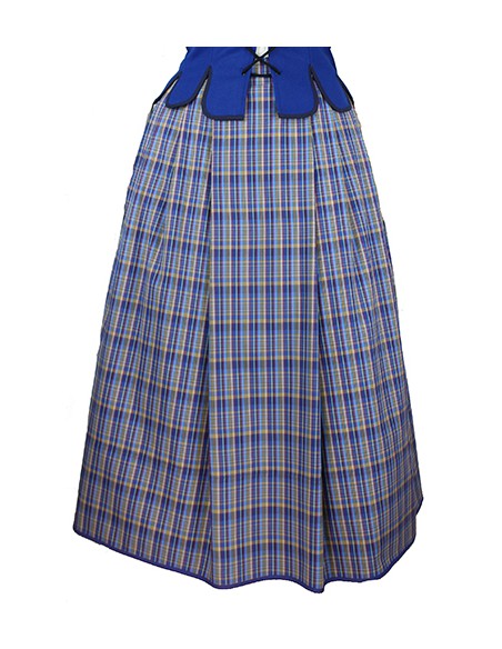 Saya de baile, color: c-2, azul.