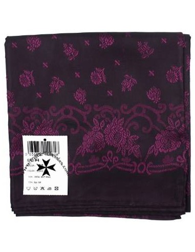 Pañuelo-cachirulo, ref. SR184. (Negro-mora).