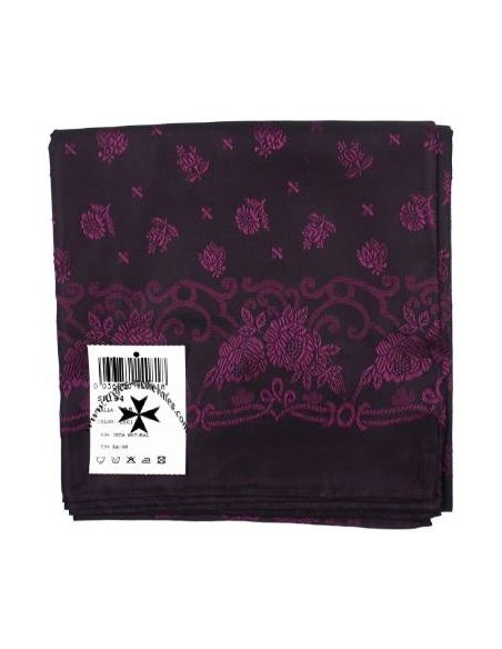 Pañuelo-cachirulo, ref. SR184. (Negro-mora).