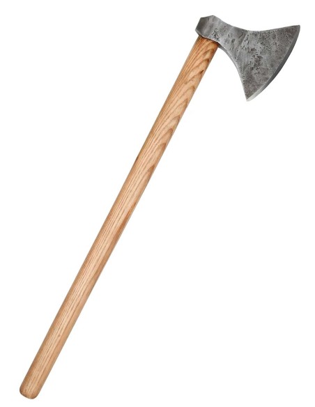 Hacha vikinga de acero forjado a mano, tipo M