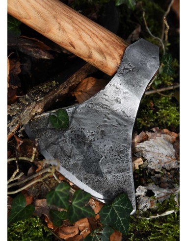 Hacha vikinga de acero forjado a mano, tipo M