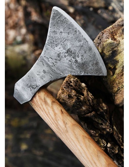Hacha vikinga de acero forjado a mano, tipo M