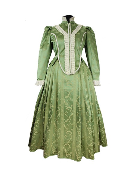 Traje regional de gala, Huesca, color: verde.
