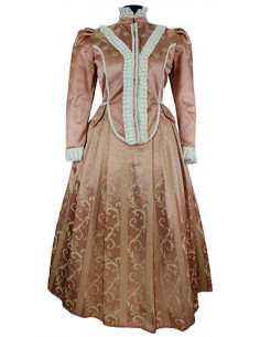 Traje regional de gala, Huesca,  color: rosado.