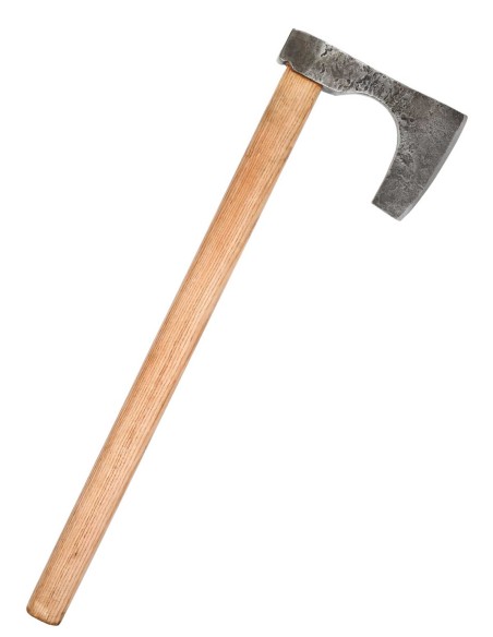 Hacha vikinga de acero forjado a mano, tipo C