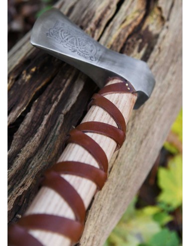 Hacha vikinga de acero fundido, tipo H, con...