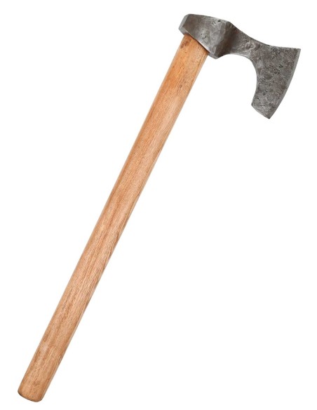 Hacha vikinga de acero forjado a mano, tipo B