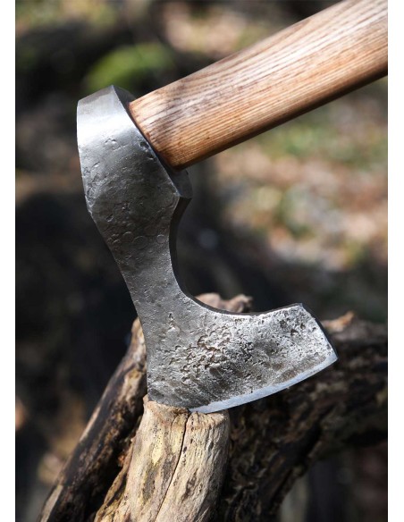 Hacha vikinga de acero forjado a mano, tipo B