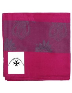 Pañuelo-cachirulo, ref. PS1136. Atado. (Morado-oro). 2