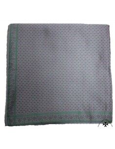 Pañuelo de cabeza-cachirulo, ref. PR400. (Rosa-verde)