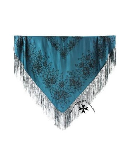 Mantoncillo de gro, ref. SR701. (Seda-rayón). Portada. (140x140cm.)