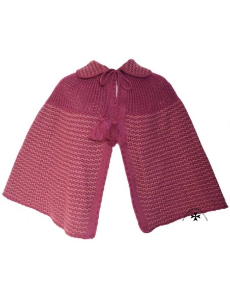 Toquilla-pelerina, artesanía de lana, ref. 100. Varios colores.