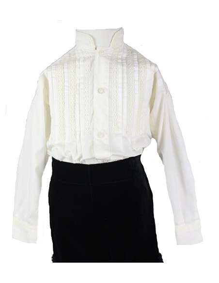 Blusa regional niño, río Jalón.