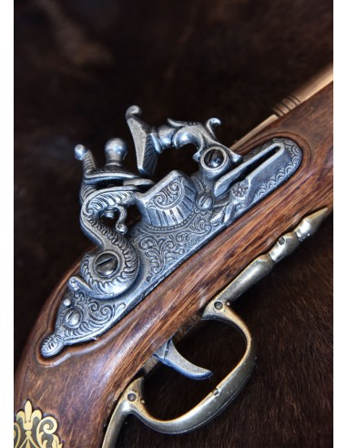 German Flintlock Pistol, Blunderbuss, 17th...