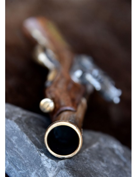 German Flintlock Pistol, Blunderbuss, 17th Century, Replica