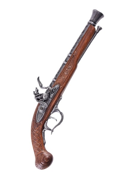 French Blunderbuss Pistol, Espingole, 18th Century, Replica