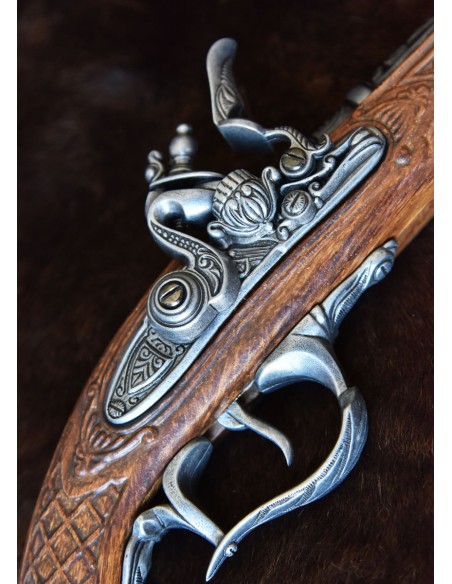 French Blunderbuss Pistol, Espingole, 18th Century, Replica