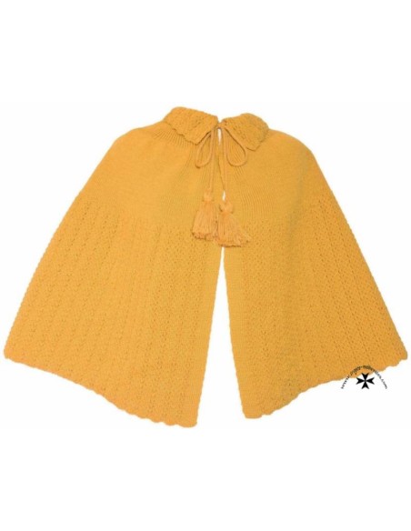 Toquilla-pelerina artesanía, de lana, ref. 992022. Low cost. (Varios colores)