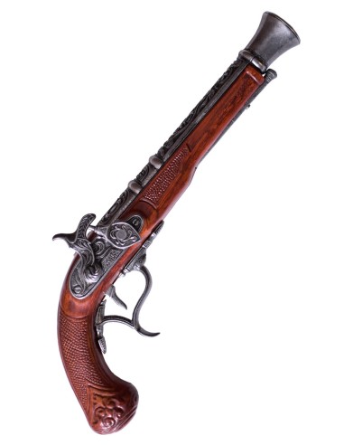 Pistola de percusión Forsyth, 1760. Réplica.