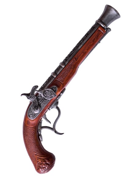 Pistola de percusión Forsyth, 1760. Réplica.
