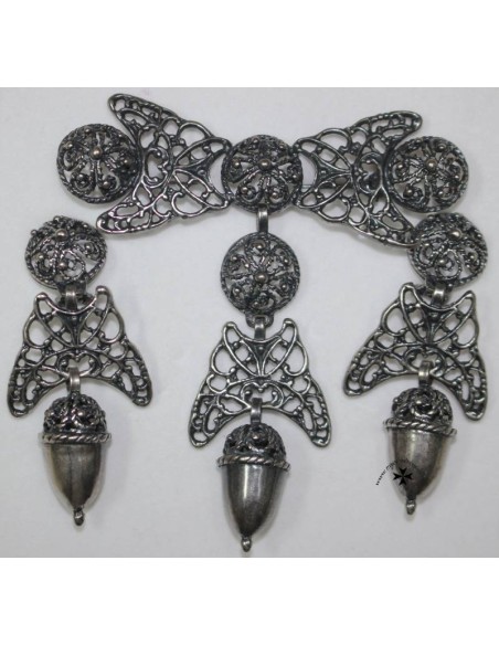Juego pendientes y broche, ref. 6019RRA.