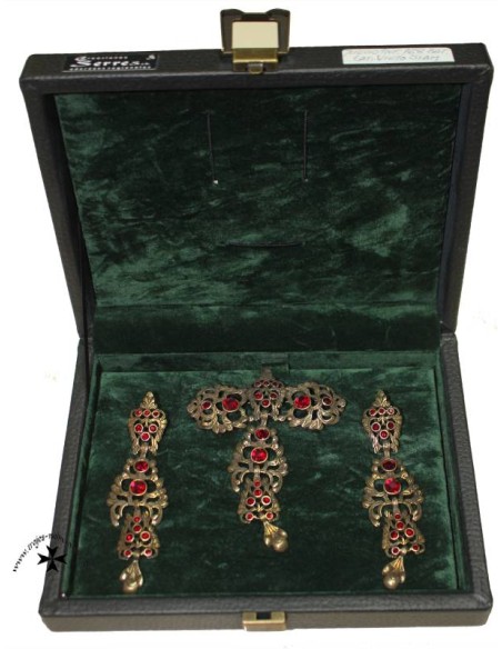 Juego pendientes y broche, ref. 168BAT.