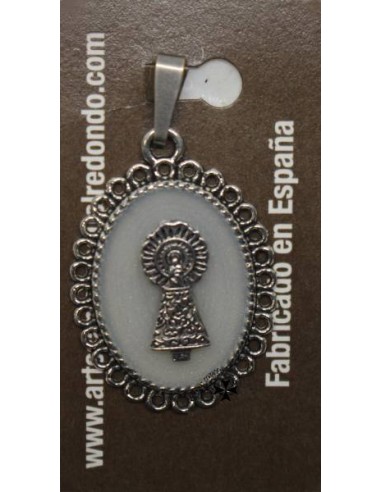 Colgante Virgen del Pilar, en relieve, ref....