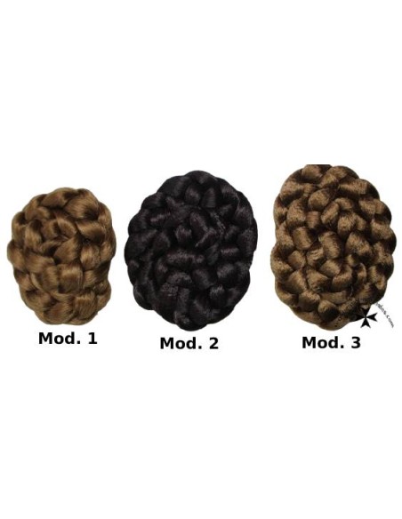 Moños postizos, regionales, ref. 1, en varios colores.