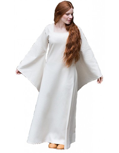 Túnica medieval, mangas anchas, Klara.