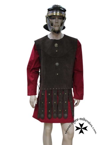 Roman Leather Cuirass with Integrated Cingulum...