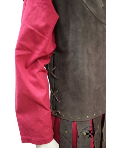Roman Leather Cuirass with Integrated Cingulum...