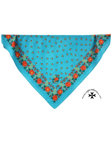Pañuelo portugués, ref. P107. 90X90. (Varios colores)