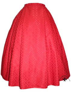 Falda saya de gala, medieval regional, Calamocha. (Ronda-rojo)