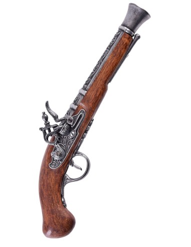 Pirate Flintlock Pistol, 18th Century, Replica