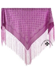 Mantoncillo de gro, ref. PR183M, (Rayón-poliéster).Oro. (120x 120 cm.) 2