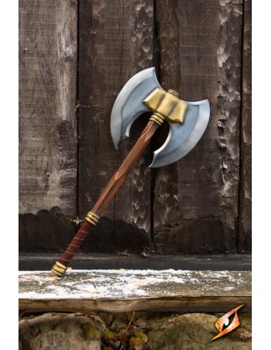Hacha de batalla de doble filo - 85 cm