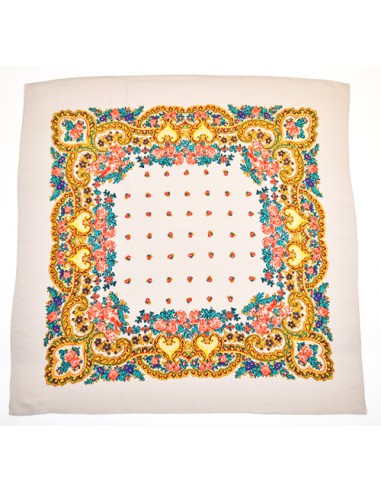 Pañuelo portugués, 65X65, gris.