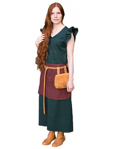 Vestido medieval Agga, verde