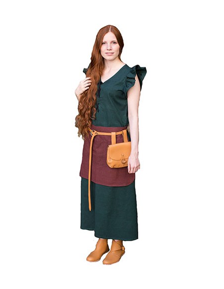 Vestido medieval Agga, verde